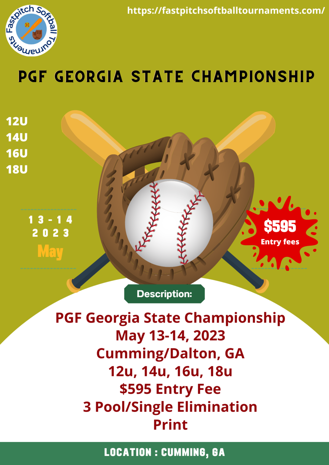 PGF State Championship softball tournaments