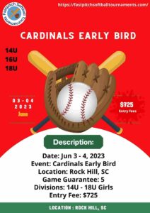Read more about the article Cardinals Early Bird
