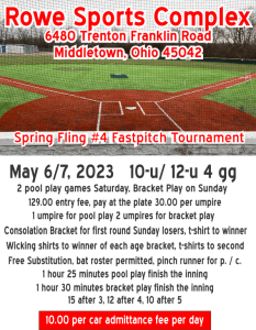 Read more about the article Ohio Softball ROWE SPRING FLING