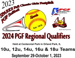 Read more about the article Sparks 2023 Fall Classic Girls Fastpitch PGF Regional Qualifiers / Sparks Softball
